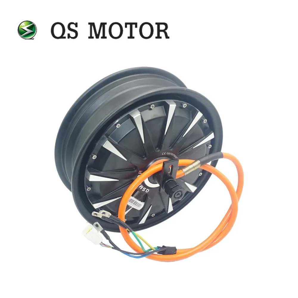 QSMOTOR QS260 3000W 12x3.5 Inch V1.1 High Performance BLDC Hub Motor 72V Rated 840rpm with Hall Sensor for E-Scooter - view 3