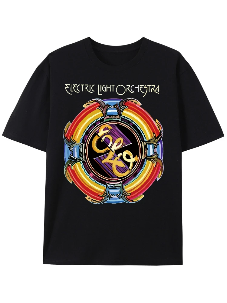 

ELO-inspired pattern, cotton short-sleeved T-shirt in summer, is very suitable for leisure outing and sports.