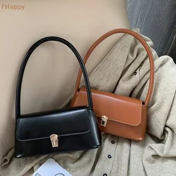 Luksusowe torby Crossbody w jednolitym kolorze dla kobiet dziewczynki Fashion Design osobowość torba na ramię pod pachami torebka prezenty