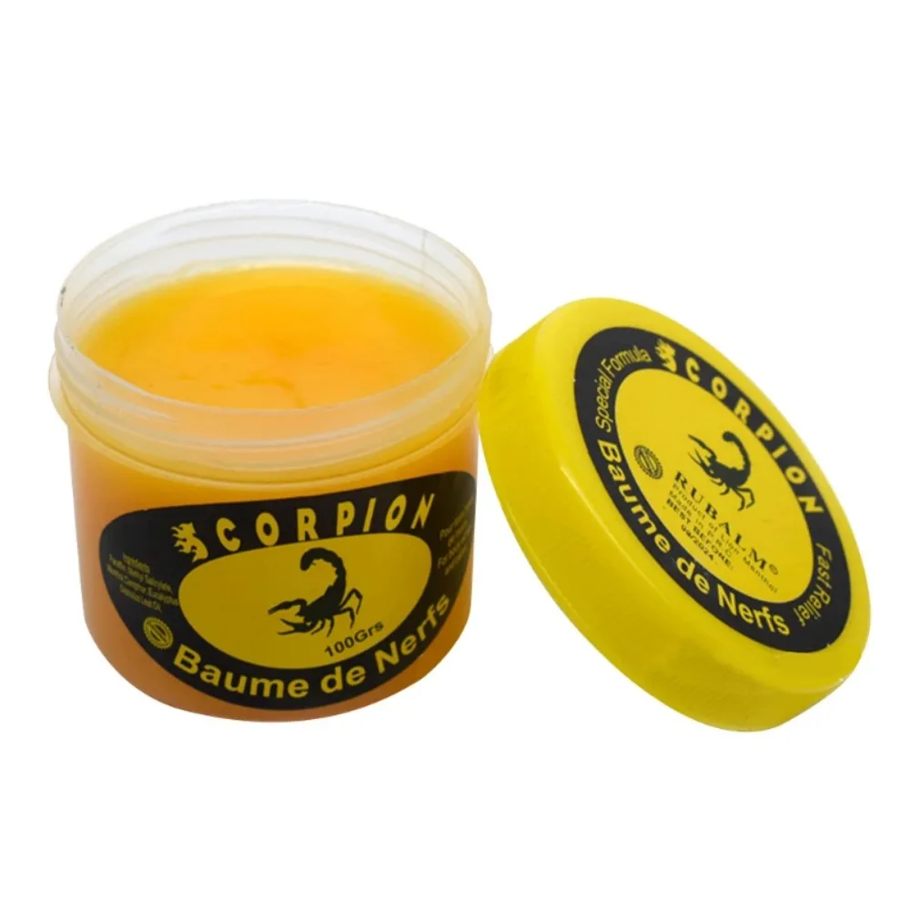 30/60/100ml Ointment Scorpion Peppermint Cream Rheumatism, Low Back Pain, Sciatica, Bruises, Cramps, and Relieves Muscle Fatigue