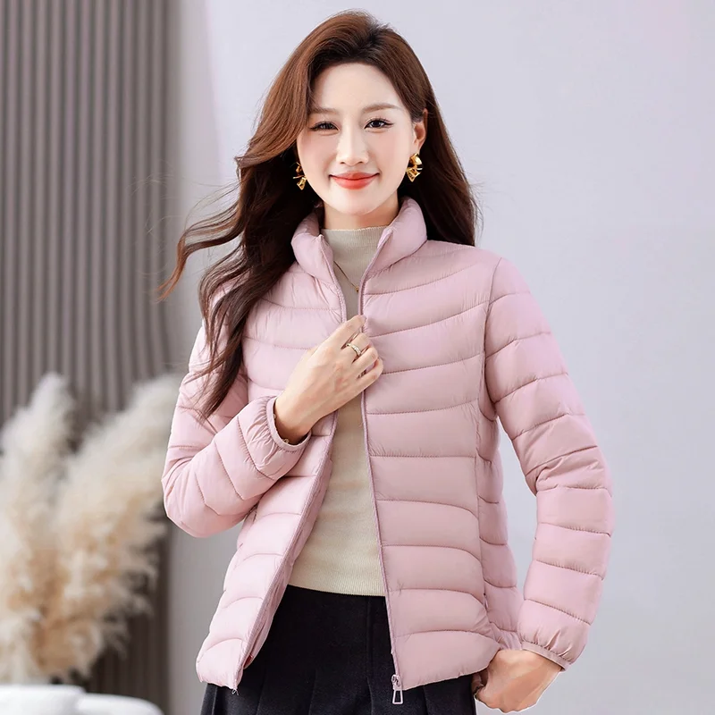 

Loose Short Cotton Jacket for Women Korean Style Slim and Slim Fashionable Cotton Jacket Stand Collar Jacket Top