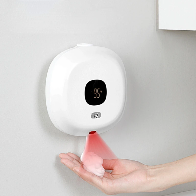 Rondella della mano del telefono di lavaggio della schiuma elettrica dei bambini di induzione fissata al muro del sensore astuto della macchina disinfettante automatica Touchless