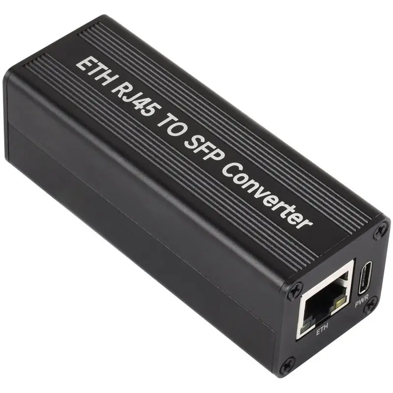 [NEW!A25P】 SFP To RJ45 1.25Gbps Gigabit Transceiver Module RTL8213B Chip Auto-Adaptive Copper Module With LED Indicator Without