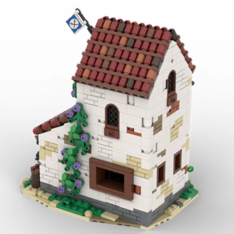 921 ชิ้น MOC อิมพีเรียลโซลเดอร์เฮ้าส์ DIY หอคอยสังเกตการณ์ของทหารการศึกษาสร้างสรรค์ชุดบล็อกตัวต่อของขวัญวันเกิดของเล่น