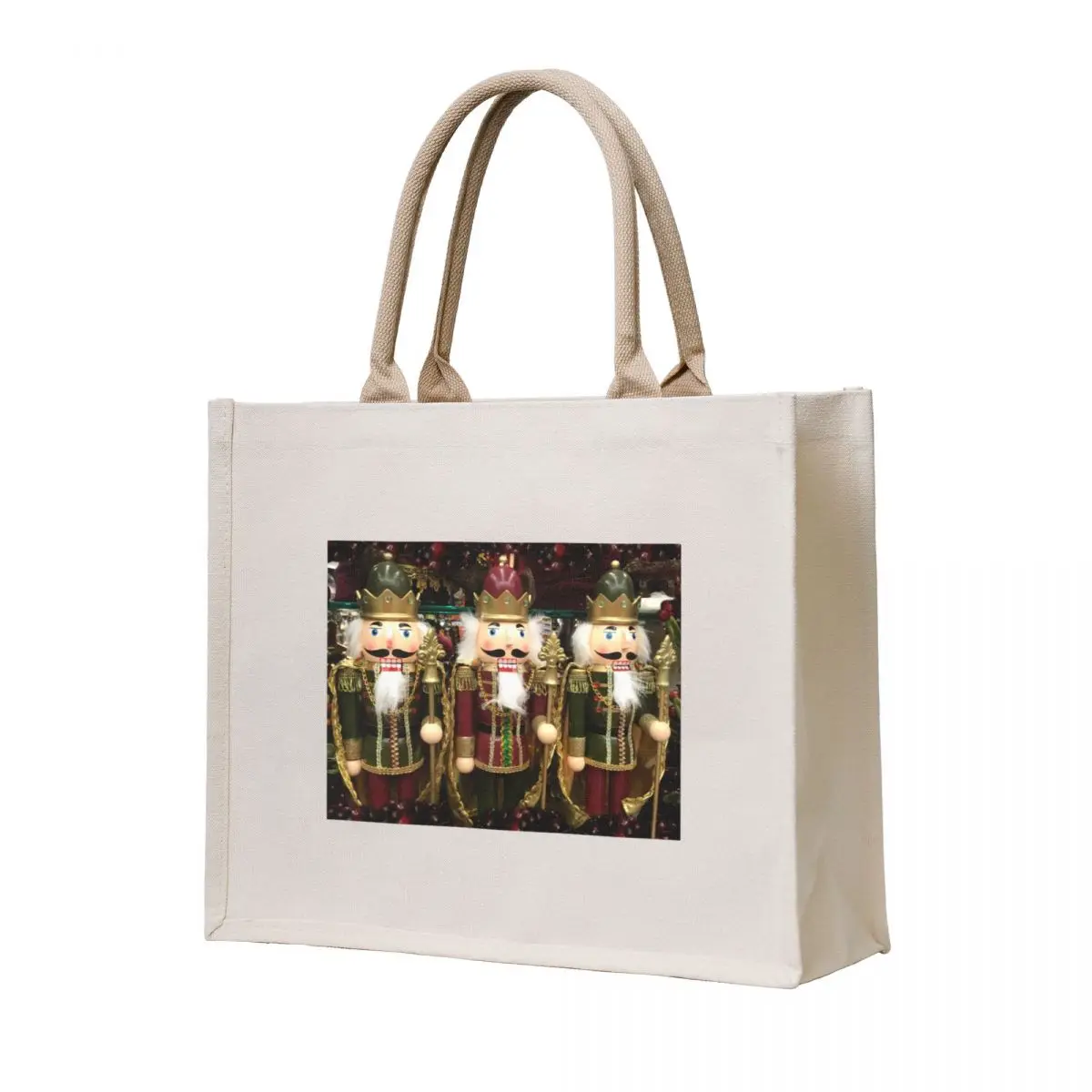

Christmas Nutcracker Trio Tote Bag shopping cart bags bag luxury women Gift bags