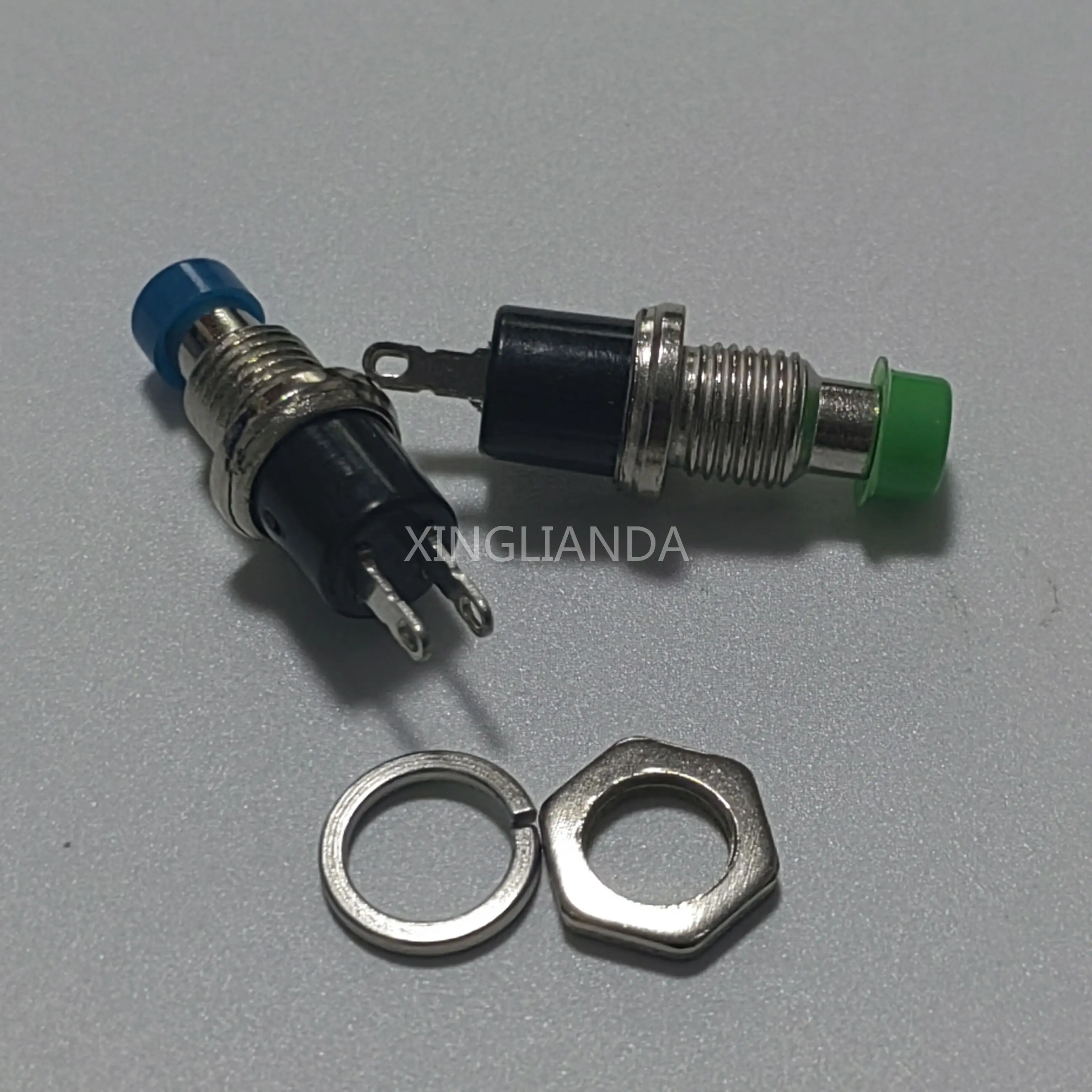 PBS-110 7MM Botão Momentâneo Redefinir Micro Interruptor Momentâneo Normalmente Aberto Sem Bloqueio