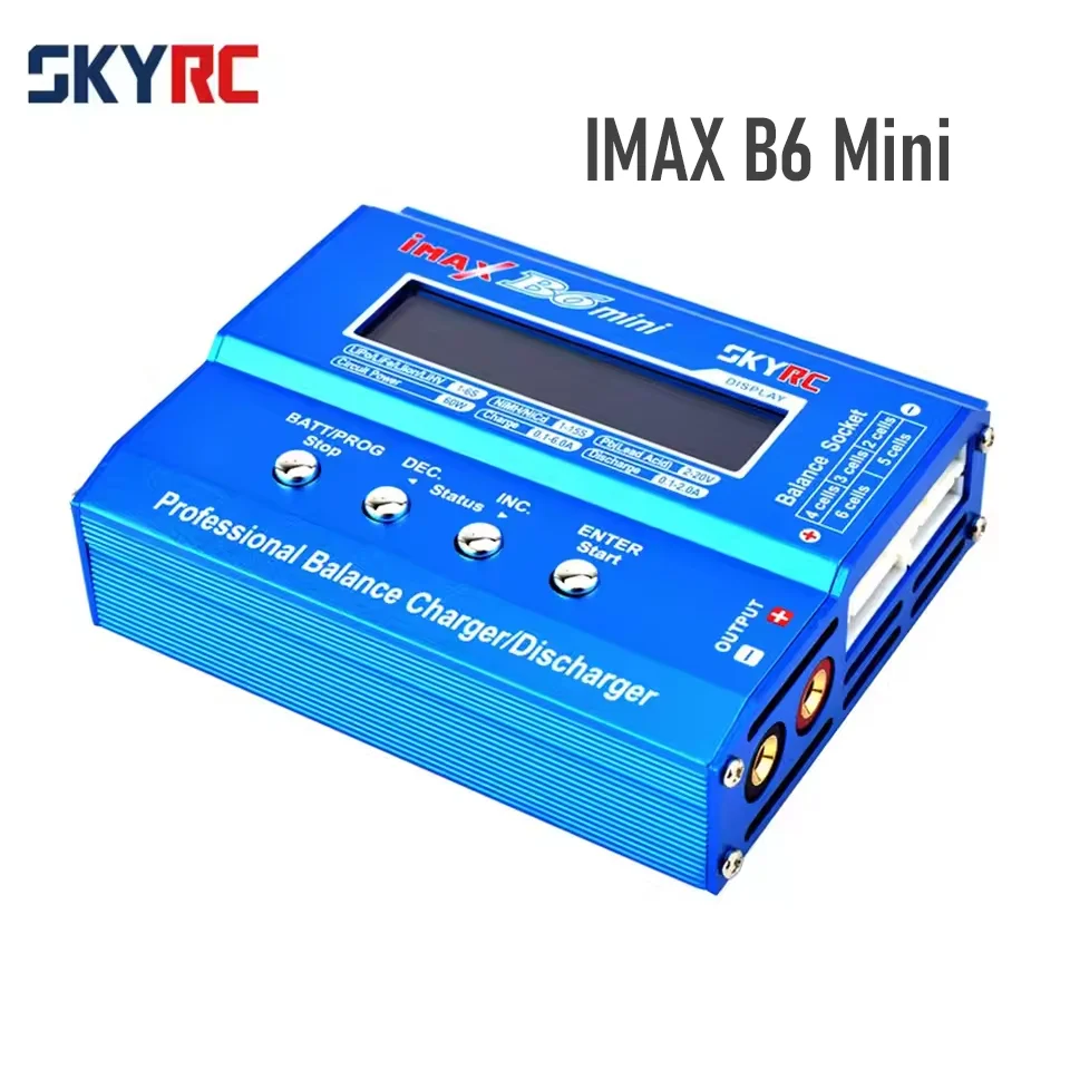 

SKYRC iMAX B6 Mini 60 Вт максимальное балансное зарядное устройство/разряд для LiPo/LiFe/LiIon/NiMH/NiCd аккумулятора для радиоуправляемого автомобиля, лодки, передатчика PFV Drone