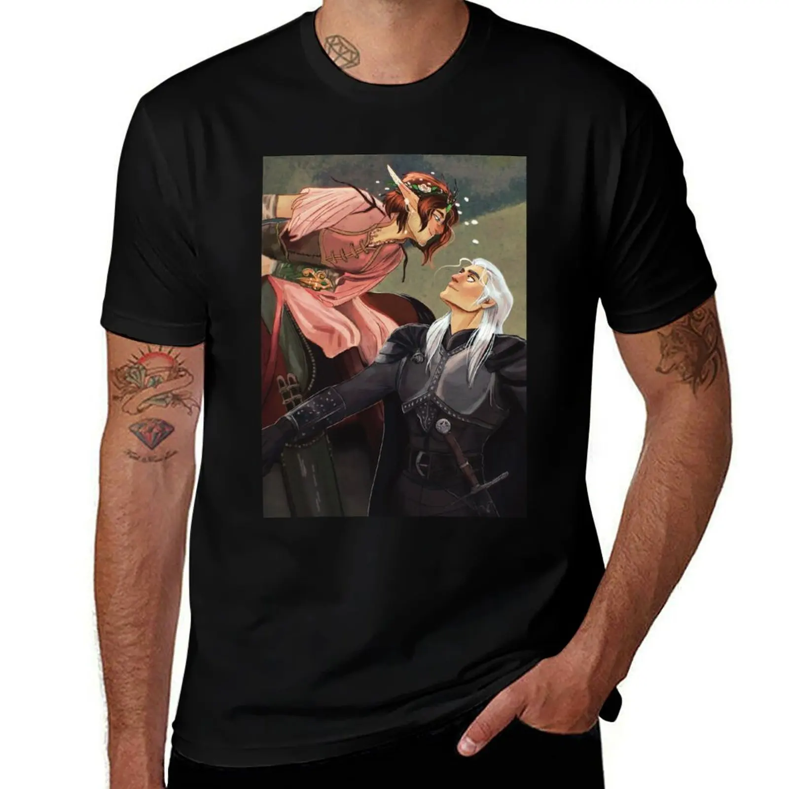 

Fae Folk T-Shirt t shirts for man pack cotton funny t shirts man T-Shirt