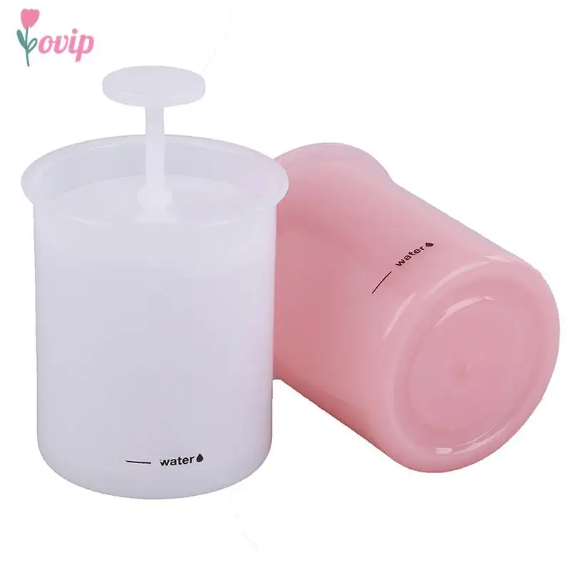 Portable Pink Foam Maker Cup Bubble Facial Cleanser Foam Cup Body Wash Bubble Maker Bubbler for Face Body Clean Tools