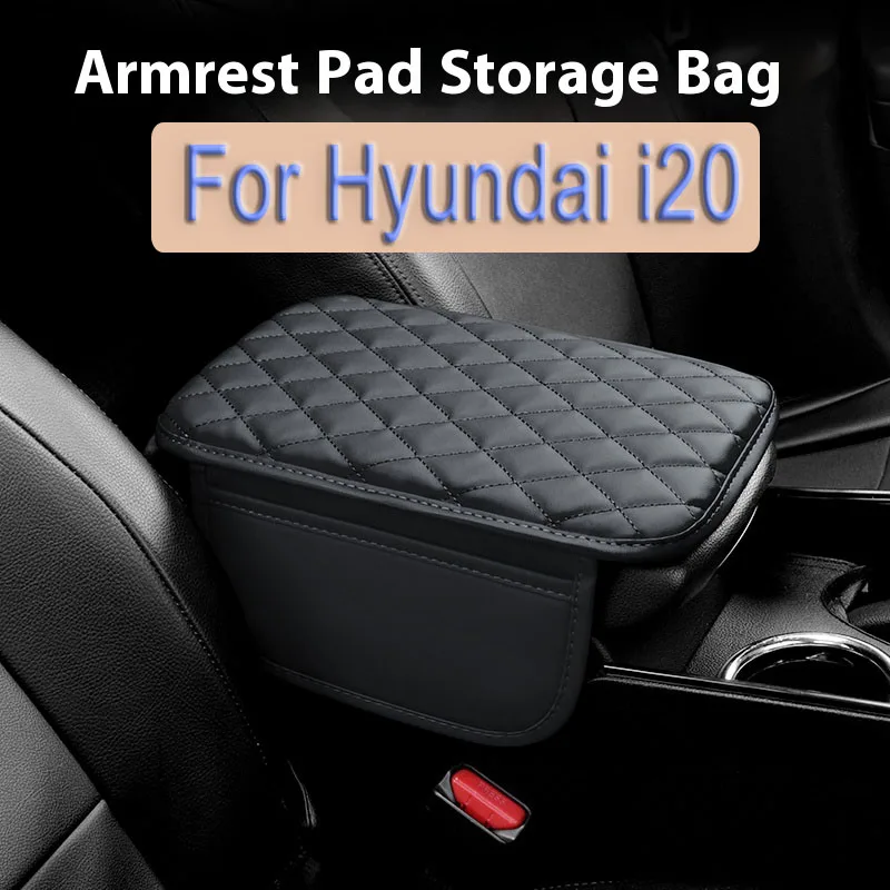 Car Interior Accessories Armrest Box Height Increase Pad Storage Bag Center Console Cover for Hyundai I20 I30 Ix35 Tucson