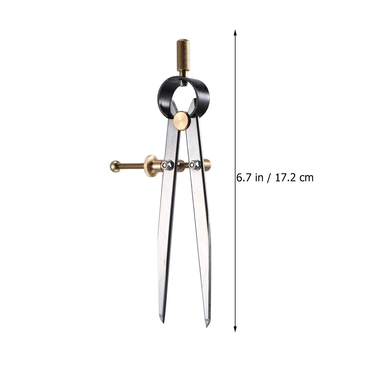 

125Mm Silver Divider Handmade Leathercraft Spring Caliper Adjustable Wing Creaser Scribing Compass niture Edge