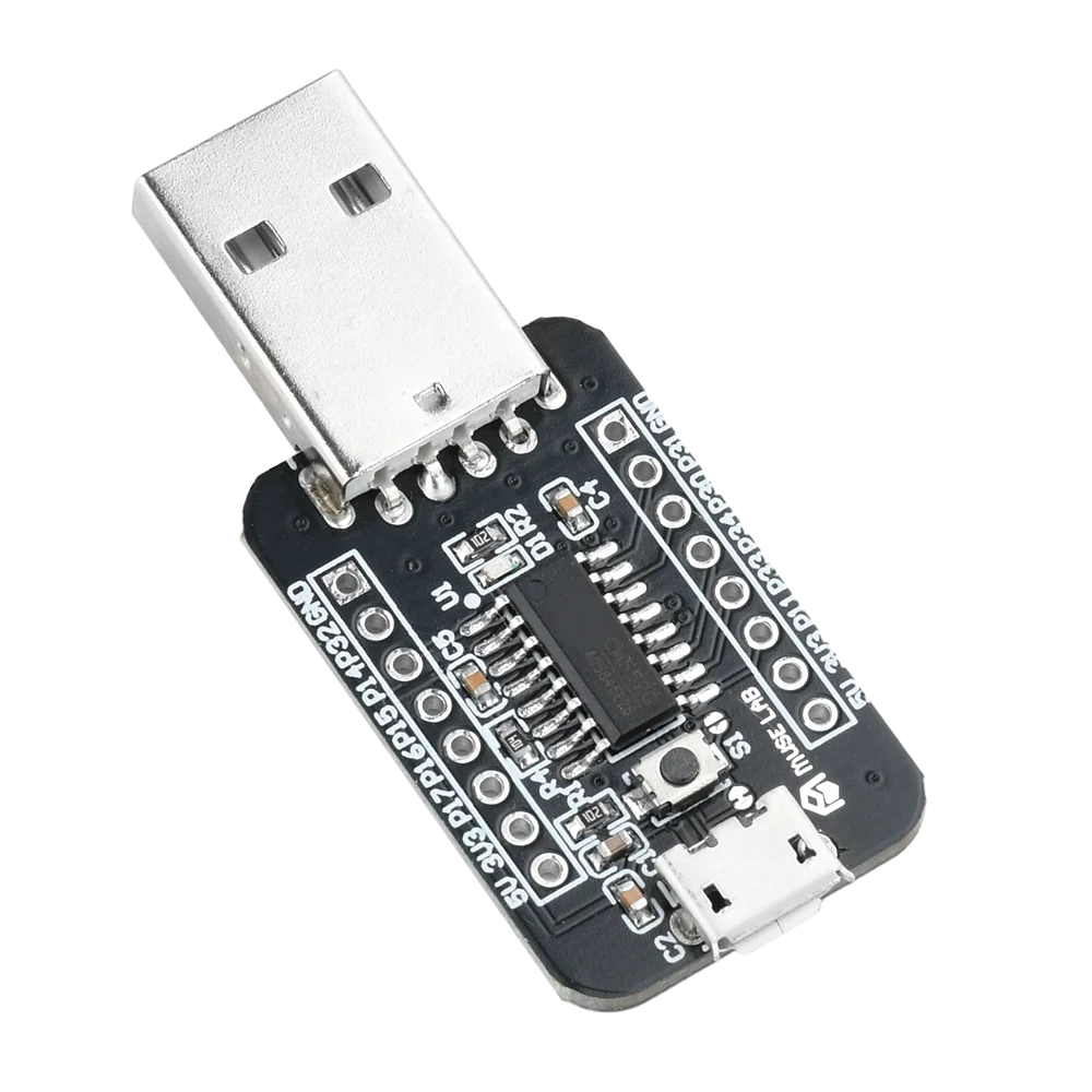 لوحة تطوير CH552G لوحة أساسية 8051 WCH Micro USB Type-C مجموعة مكونات إلكترونية متحكم صغير