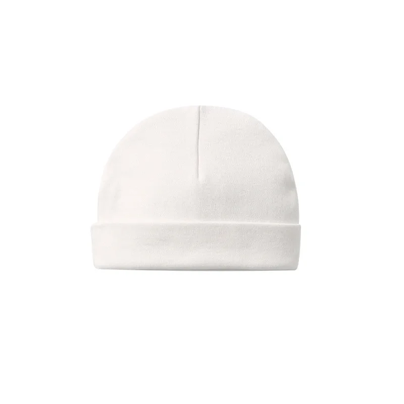 Newborn Cotton Cloth Cover Windproof Hats Autumn New Single-layer Baby Hats for Men and Women Newborn fetal cap Baby Fetal Hats