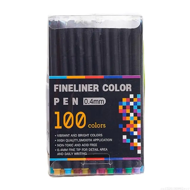 D5BB Colorful Drawing Pen 0.4MM Tip Journaling Pen for Note Taking Journaling Planner