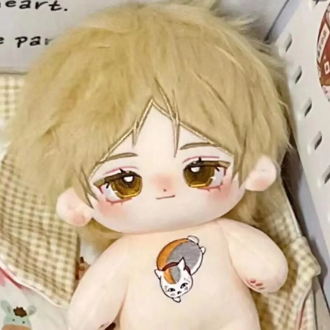 20cm Stuffed Takashi Natsume Yuujinchou Cotton Doll Toys for Fans Natsume's Book of Friends Gentle Boy Plush Puppet Dress-up Toy