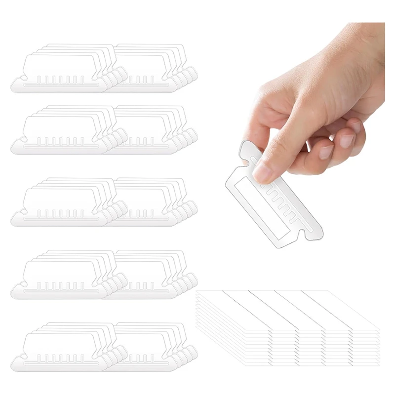 50 Stuks Hangende Bestandsmap Labels Met 50 Inzetstukken, 2 Inch Voor Het Ophangen Van Bestandsmap Labels Opknoping Bestandslabels