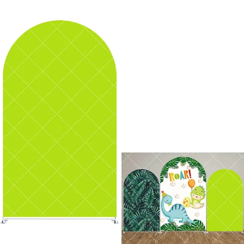 Mehofond Safari Jungle Dinosaur Arch Covers Boy Birthday Party Arched Backdrop Wild One Roar Baby Shower Cake Table Decor Props