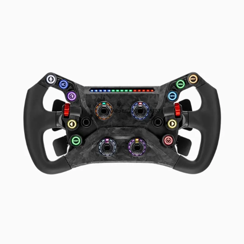 

GT Neo беспроводной 2,4 ГГц гоночный симулятор игровой руль сенсорные кнопки двойное сцепление диск с прямым приводом новый углеродное волокно