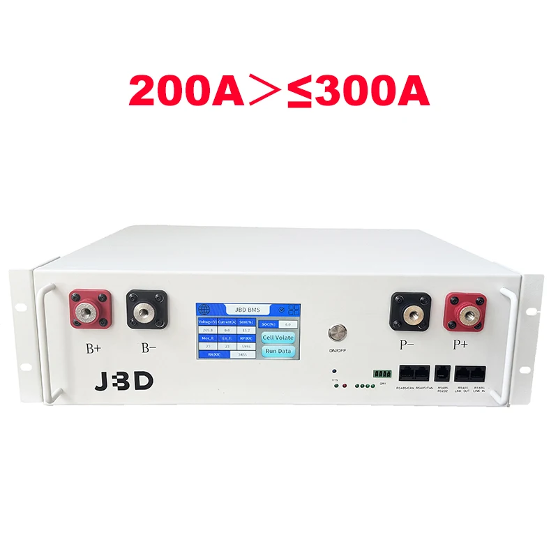 

JBD HV BMS DIY KIT 12S 100A 200A 300A 220V Battery Management System 36S 96S 108S 168S Master and Slave LiFePO4 High Voltage BMS