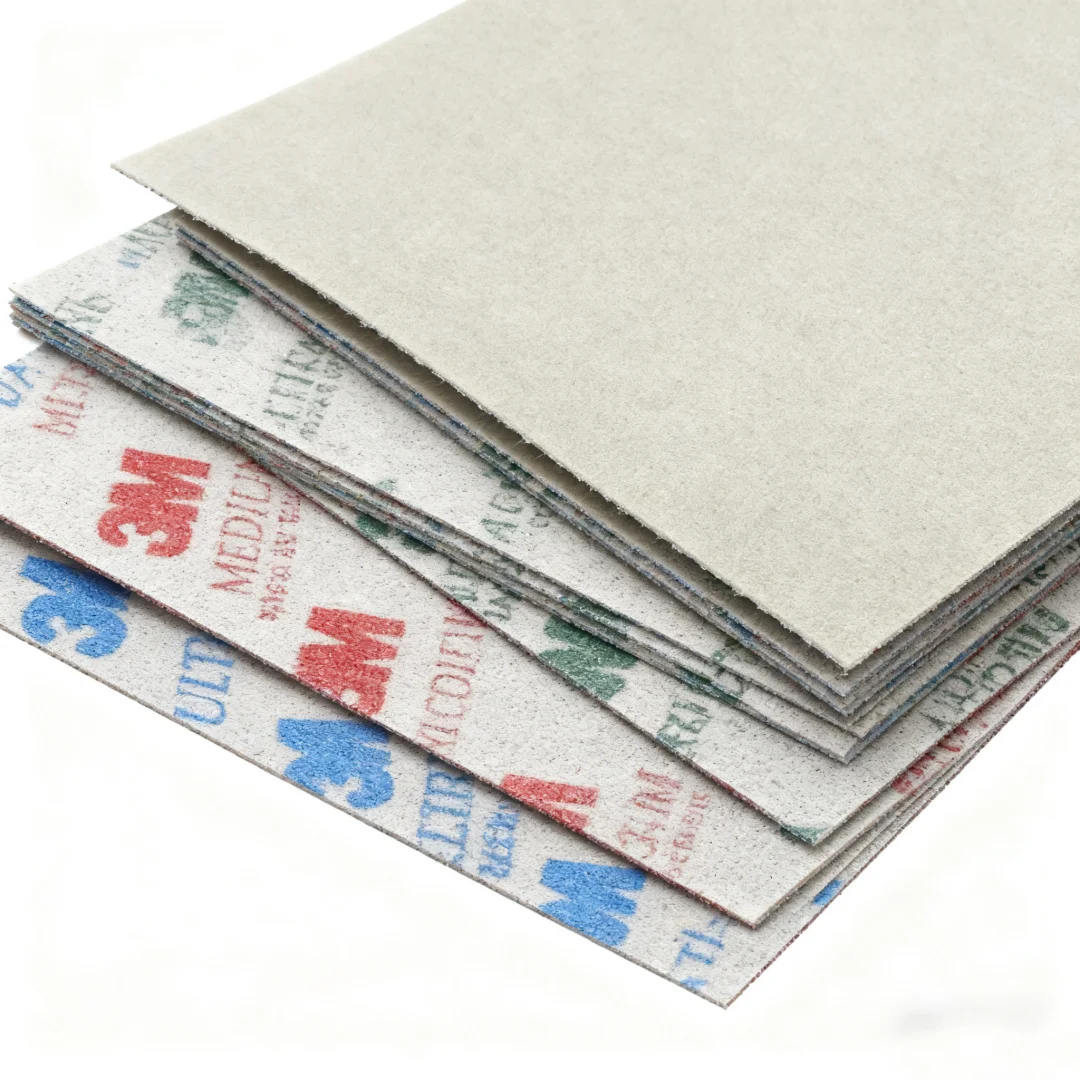 5pcs 114x139mm Sponge Sandpaper Dry Grinding Water-resistant Sandpaper For Ultra-fine Model Wood Metal Car Polishing