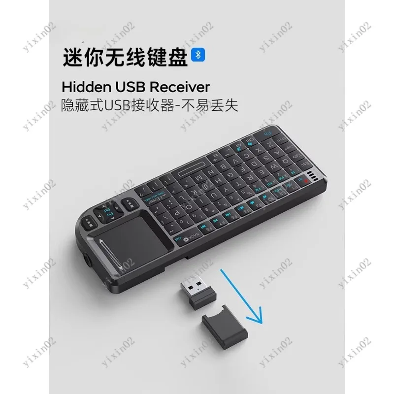 2 in 1 Wireless Bluetooth Mini Keyboard with Touchpad for Phone K808