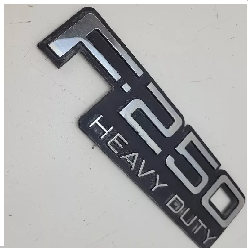 

F-250 Heavy Duty Front Fender F250 Emblem Badge Chrome Sticker Logo