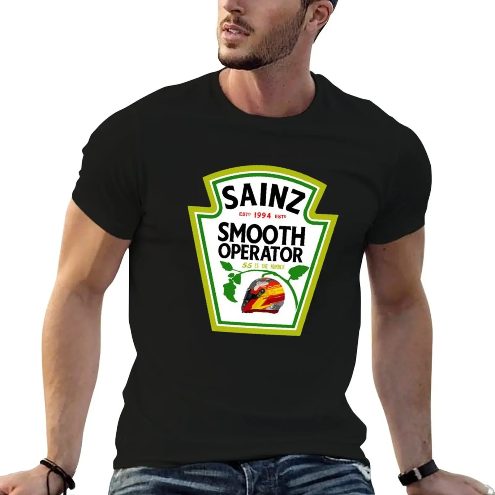 

Carlos Sainz Smooth Ketchup T-Shirt vintage clothes sports fans designer t shirt men