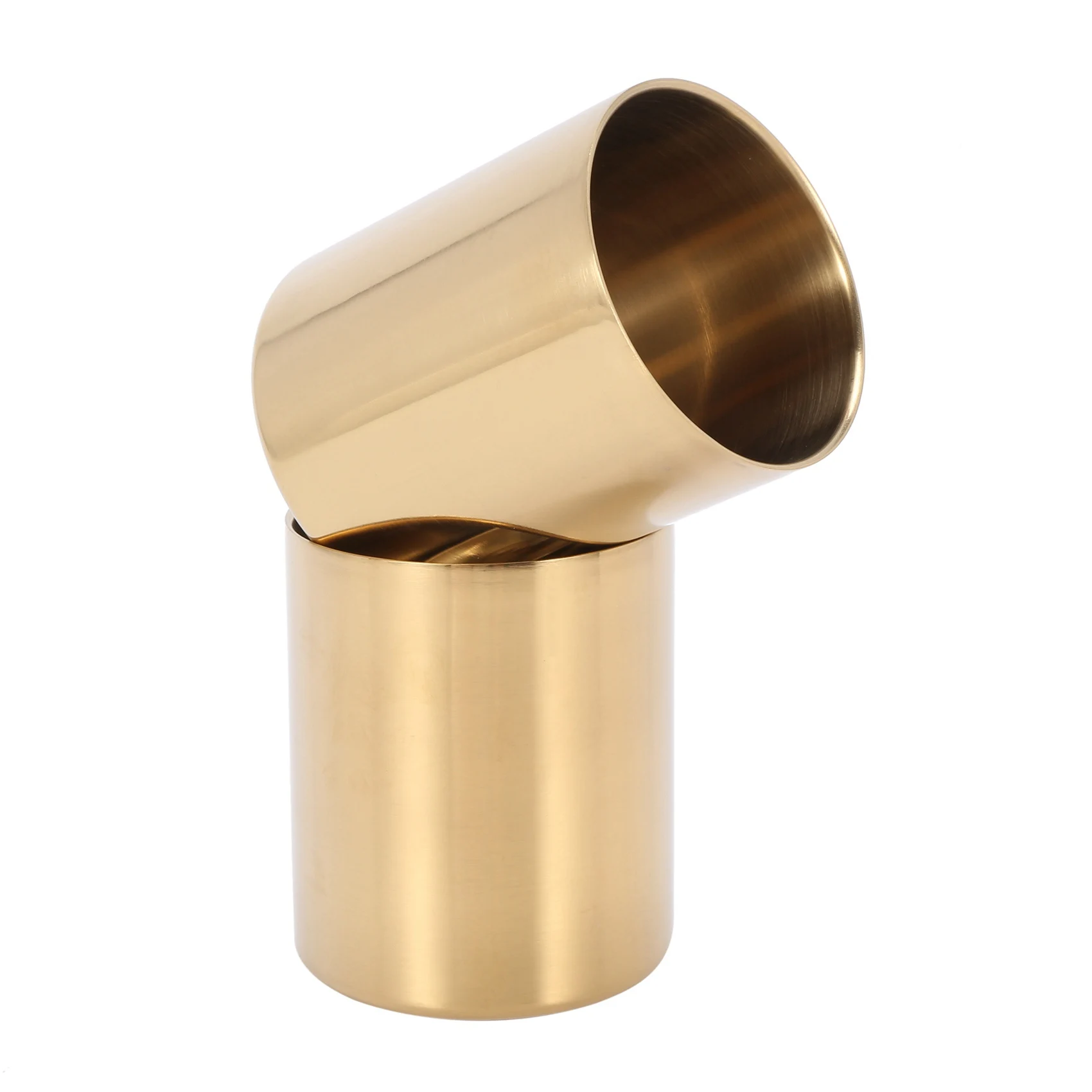 4-piece-pencil-cup-holder-pen-pot-makeup-brushes-holder-desk-stationery-organizer-stainless-steel-gold