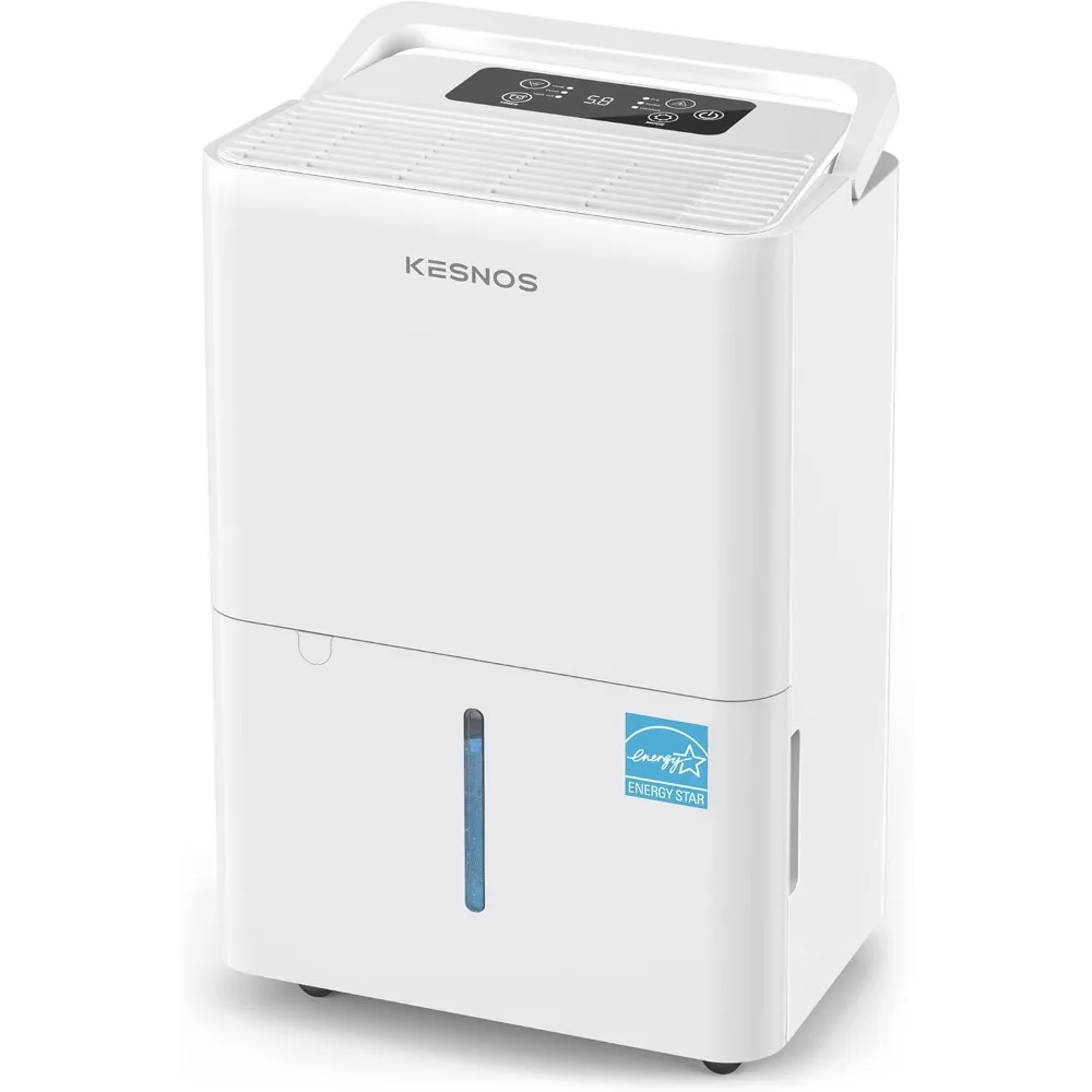 

30-контактный осушитель Energy Star для помещений площадью до 2500 кв. Ft, Тихий осушитель для дома, спальни, ванной комнаты, подвала с