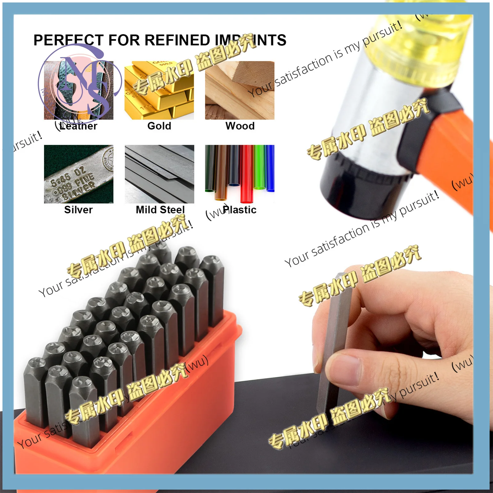 2-8mm English letter Steel Stamps Metal Stamping Punch Set Engraving punching Imprinting Tools for Aluminum Tin Copper Brass