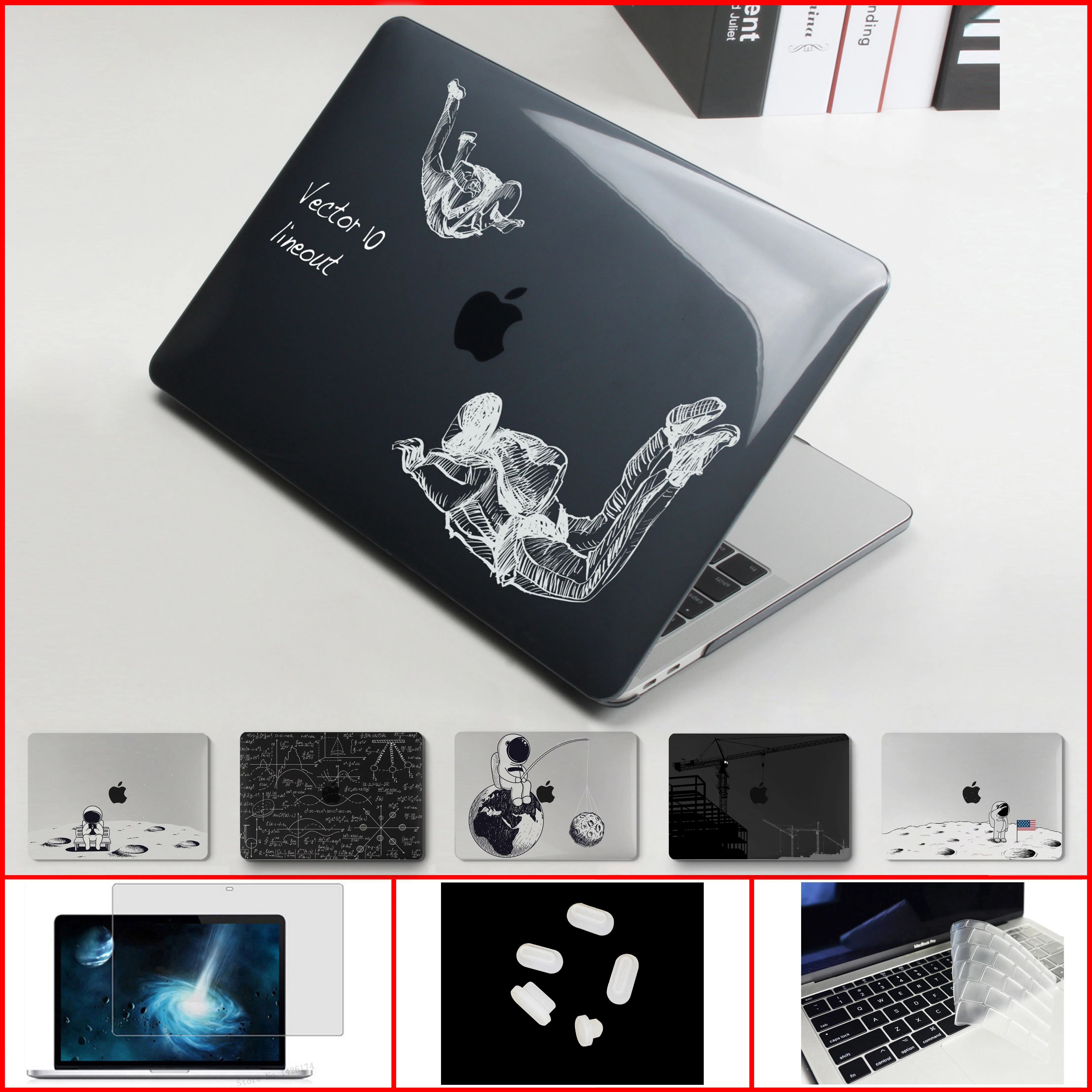 3D Printing Formula Chart Case For Apple MacBook M1 M2 Chip Air 13.6 Pro 14.2 16.2 Retina Touch Bar ID 11 12 13 15 16 inch Cover