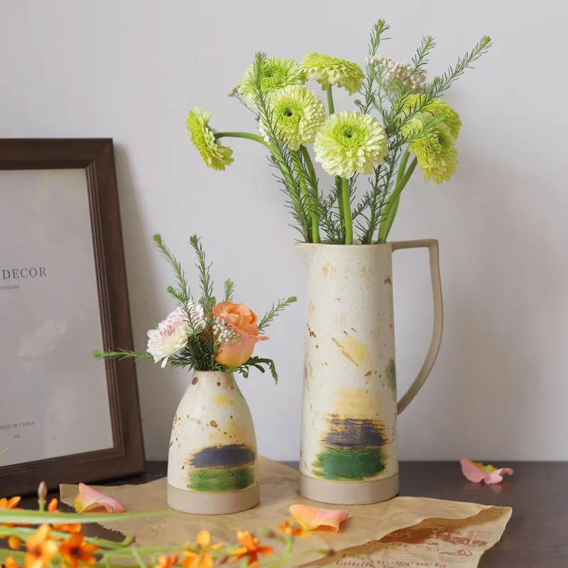 Vintage Vase Ceramic Living Room Ornaments Living Room Decoration В Скандинавском Стиле تحف كبيره للمنزل Floreros Altos