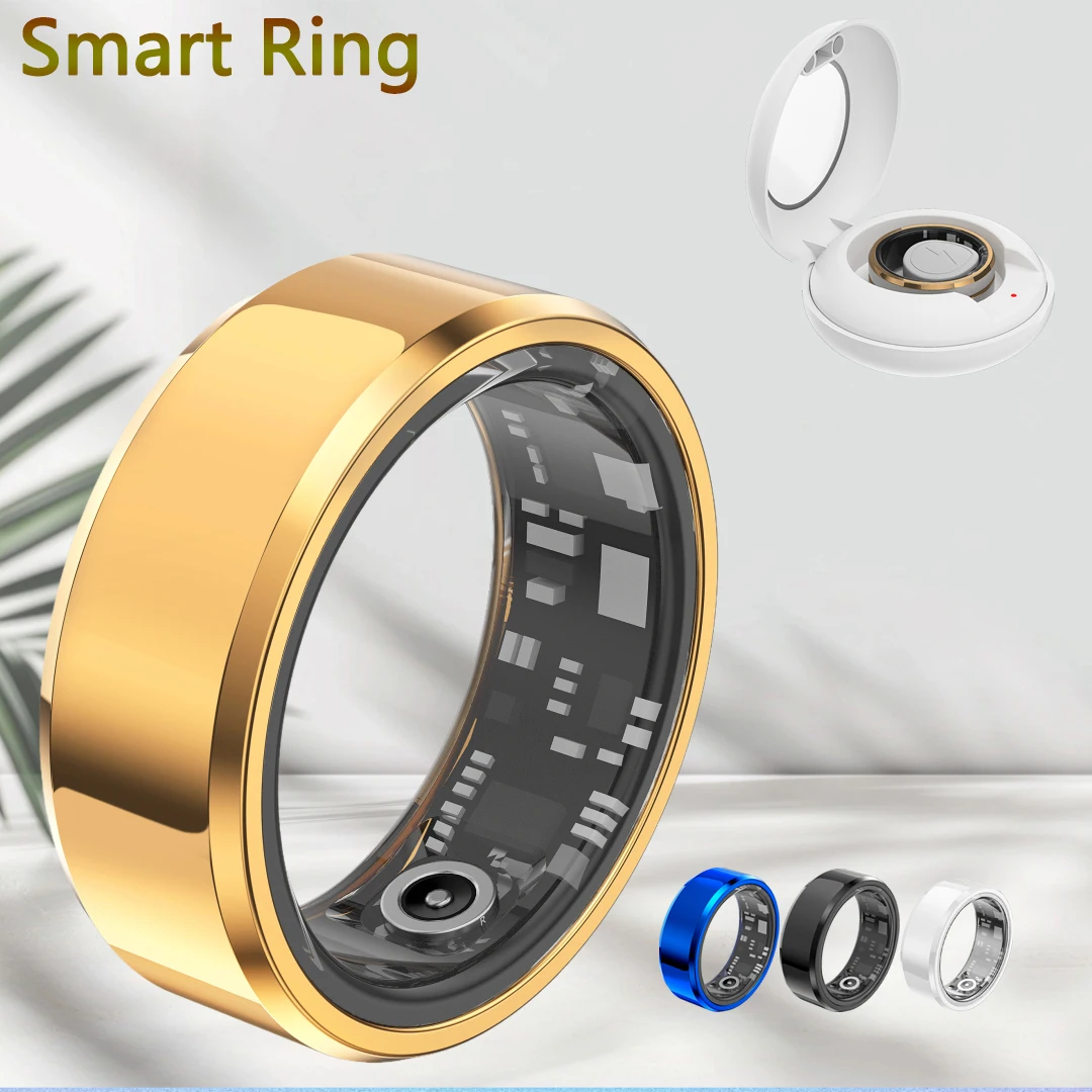 New Upgraded RS1 SmartRing women men Heart Rate Sport Fitness  Reminder Photo Taking Sports Waterproof SmartRing For Android IOS