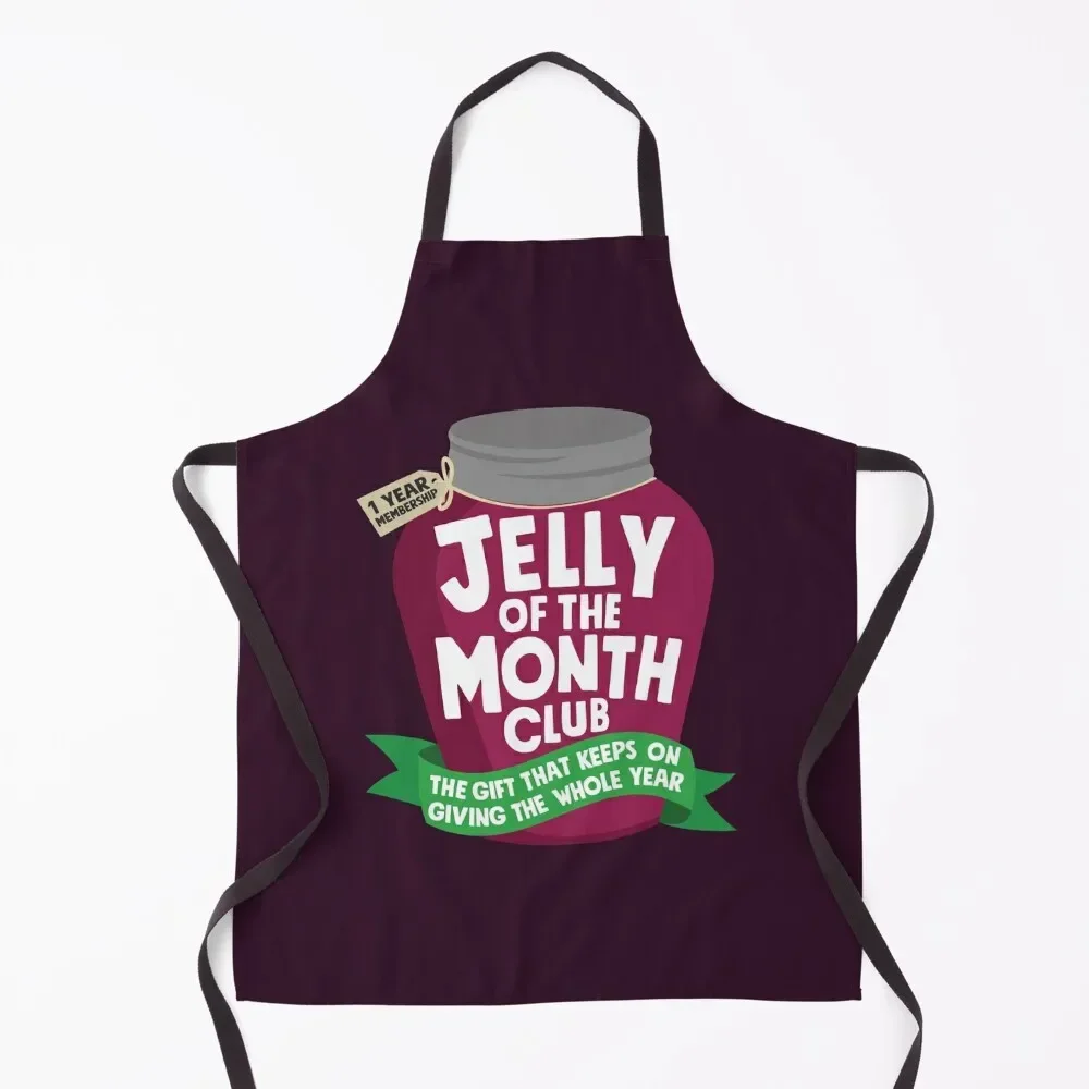 

Jelly of the Month Apron Women Kitchen'S christmas 2025 waiter Kitchen Front Apron