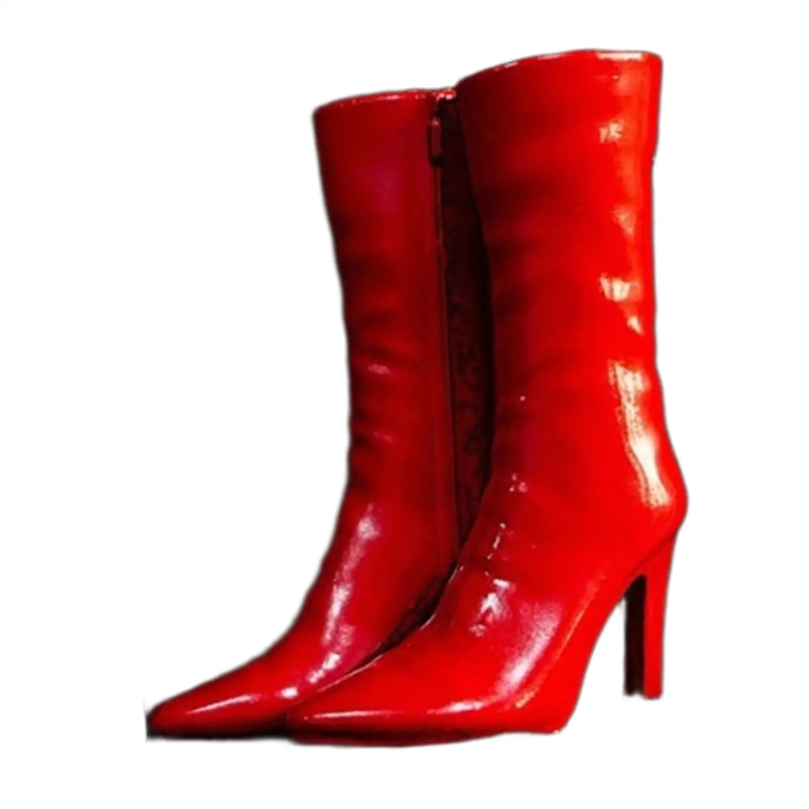 Botte courte élégante à bout pointu pour femme, chaussures de poupée, chaussures pour figurine d'action féminine de 12 pouces, accessoire, habillage, 1/6