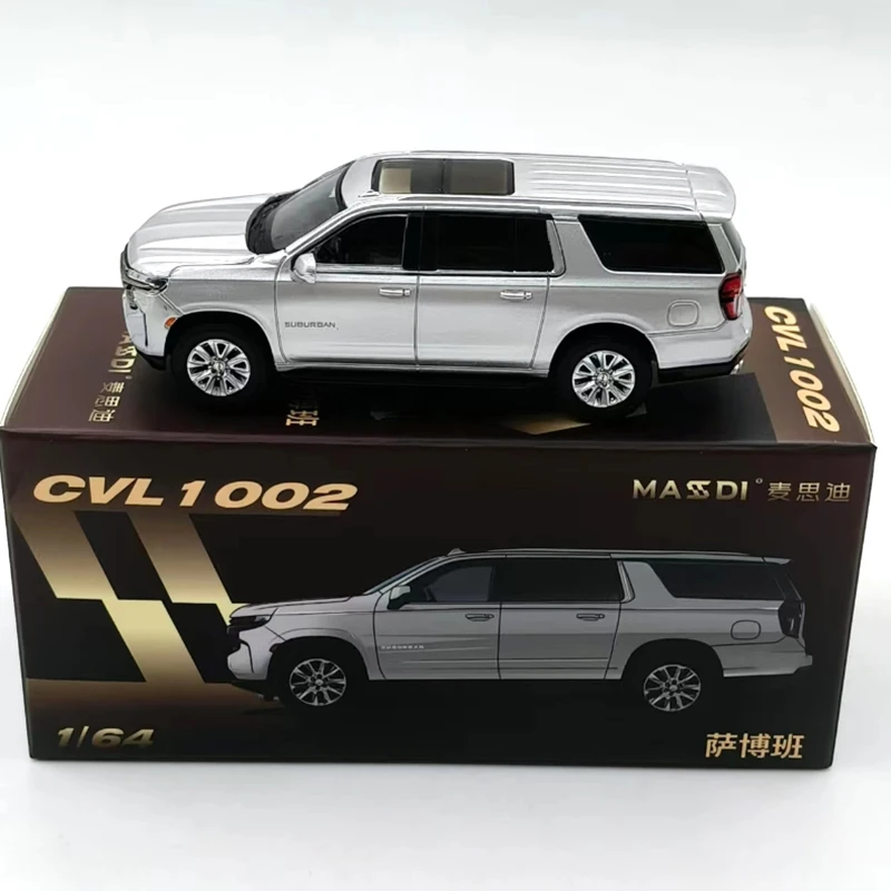 Massdi escala 1:64 cvl1000 & cvl1002 liga simulação modelo de carro de metal coleção estática decorado brinquedos de férias lembrança presente