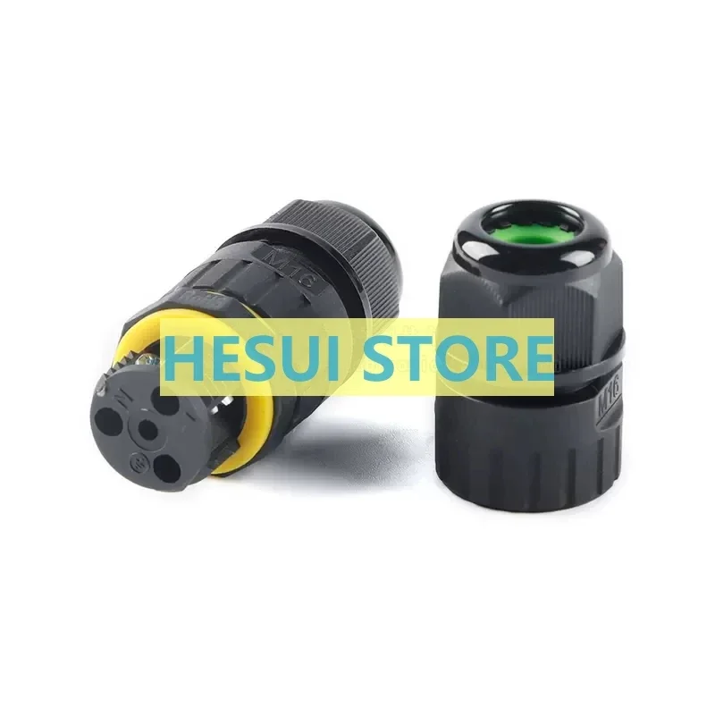 EW-M16 2P3P IP68 Cable waterproof connector Outdoor rainproof connector