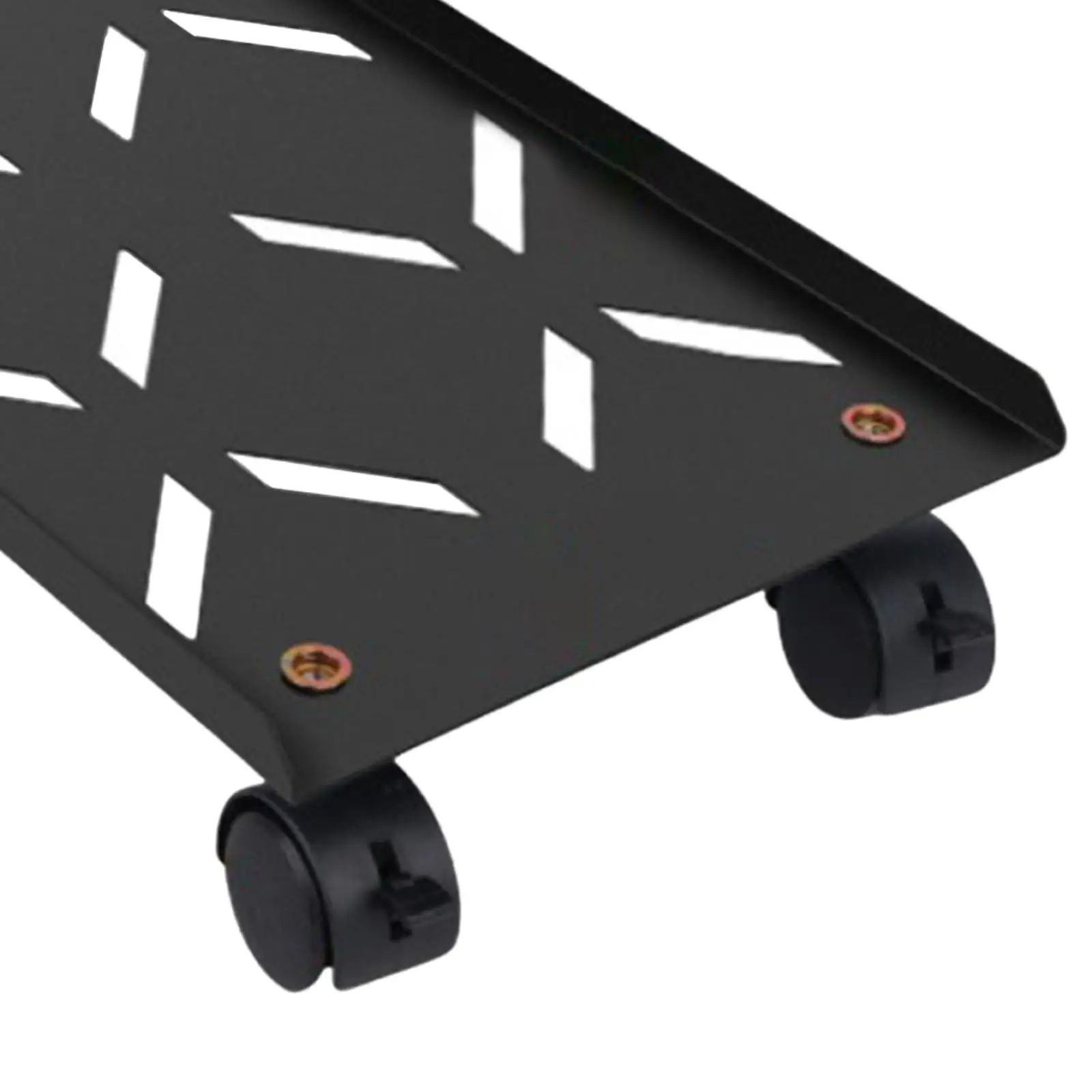 Computer Tower Stand with Wheels Accessory for Floor Carpet PC Cart CPU Stand for Home under Desk Office Gaming Rooms