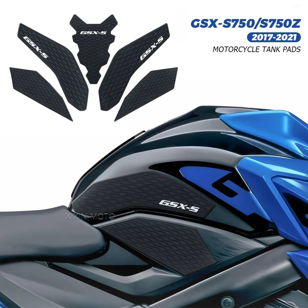 

For Suzuki GSXS750 GSX-S750 Z GSX-S 750 2017-2021 Motorcycle Side Fuel Tank Pads Protector Stickers Knee Grip Traction Pad