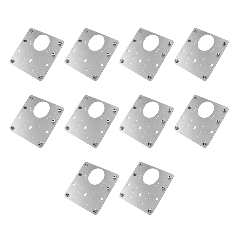 10Pcs Cabinet Hinge Repair Plate Kit Kitchen Cupboard Door Hinge Mounting Plate With Holes Flat Fixing Brace Brackets