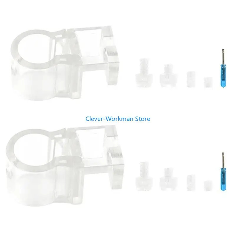 24TD Аквариумы Пластиковый зажим для водопроводной трубы Рыба для аквариумов Фоновый зажим для крепления