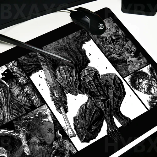 Imagen 2 del producto Alfombrilla de ratón Guts Sword in Berserk, alfombrilla de ratón para juegos, accesorios de ordenador, teclado grande, portátil, Padmouse Speed Desk