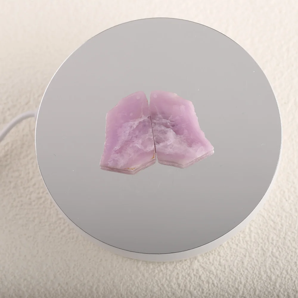 Semiprecious Stones Jewelry Natural Gemstone Amethyst Earring Bead Gemstone Handmade Jewelry Accessories 33x19x3mm 4.7g