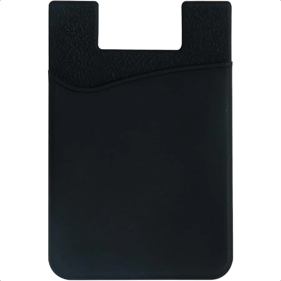 Adhesive Cell Phone Wallet for Back of Phone Case. Silicone Stick On Sleeve for iPhone Android Flat Surfaces Great for Credit C - Image 4