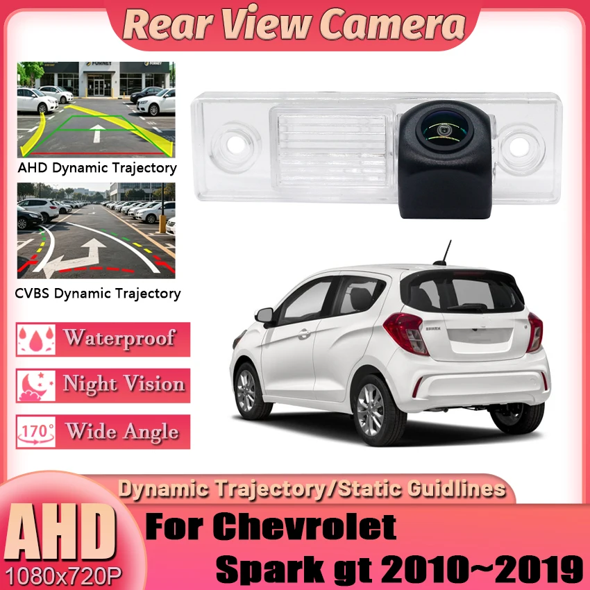 Rear view Rear camera For Chevrolet Spark gt 2010 2011 2012 2013 2014 2015 2016 2017 2018 2019 AHD Night Vision Parking Camera