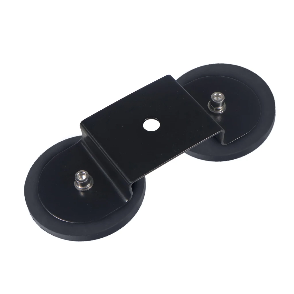 2PCS D66mm D88mm Dual Magnet Basis Gummi Halterung Magnetische Montage M10 Schraube Loch für Kamera Licht Telefon Halter Monitor display – Detail 7