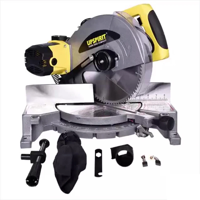 1650W Metal Saw 10 Inch Multifunctional Aluminum Saw Machine 255 Aluminum Wood Cutting Machine Angled Miter Saw