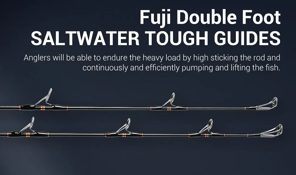 NOEBY-INFINITE Jigging-Angelruten, 1-teilige Fuji-Führung, MH-Köder, geeignet für Blackfin-Thunfisch, Angelrute, 1,68 m, 1,83 m, 120–500 g – Detail 11