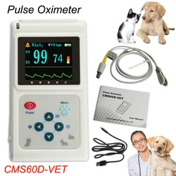 CONTEC pulsossimetro veterinario PR sonda spo2 orecchio lingua animale + software CMS60D-VET