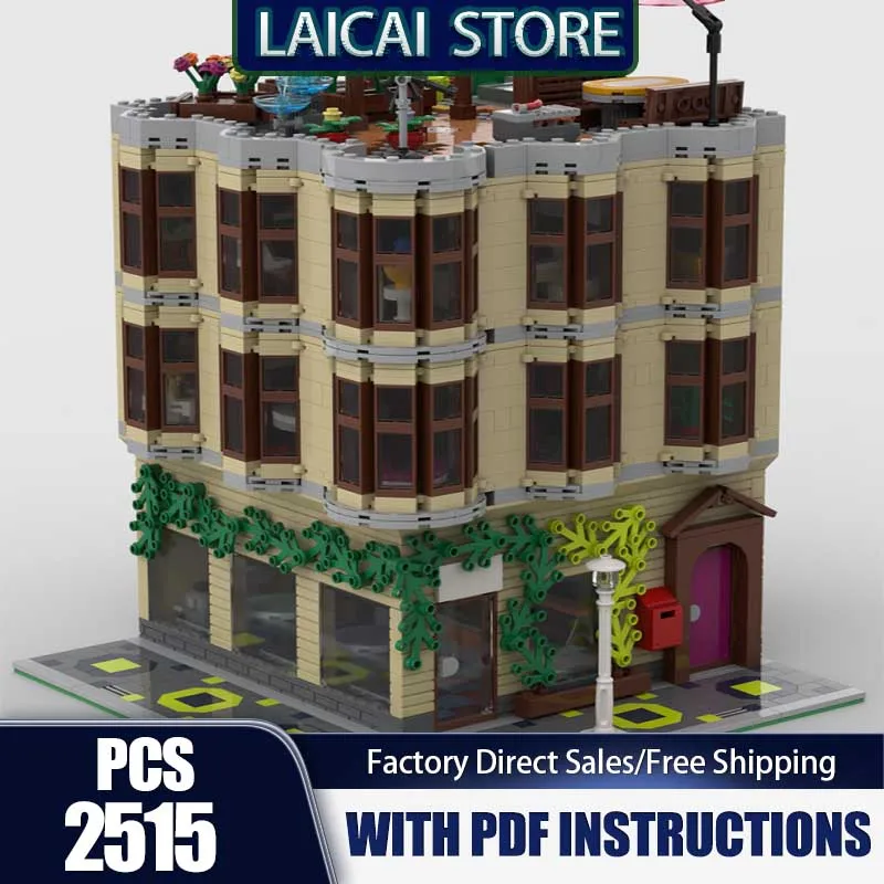 

City Street View Moc Building Bricks Just Like Heaven House Модель Технологии Блоки Подарок DlY Construstion Сборка Праздничные игрушки